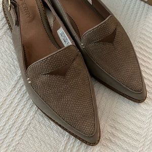 Sperry Slingback Taupe NIB